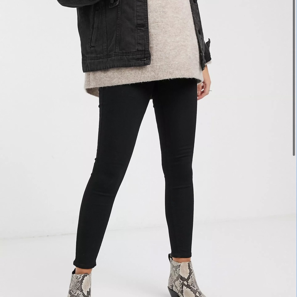 TOPSHOP MATERNITY HIGH WAIST ANKLE GRAZER